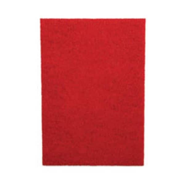 Pinpoint 28 x 14 in. Buffing Floor Pads - Red - 10 Count PI3211272 - main